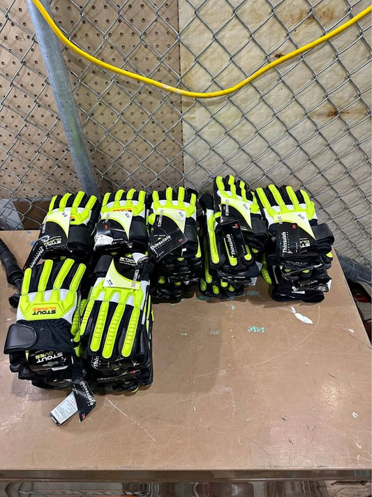 Stout Gloves Mechanic Series Work Gloves (Sizes Small and Large) for Heavy-Duty Tasks