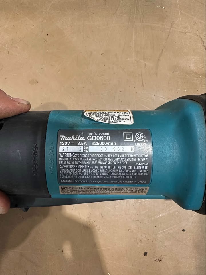 Makita 1/4" Die Grinder