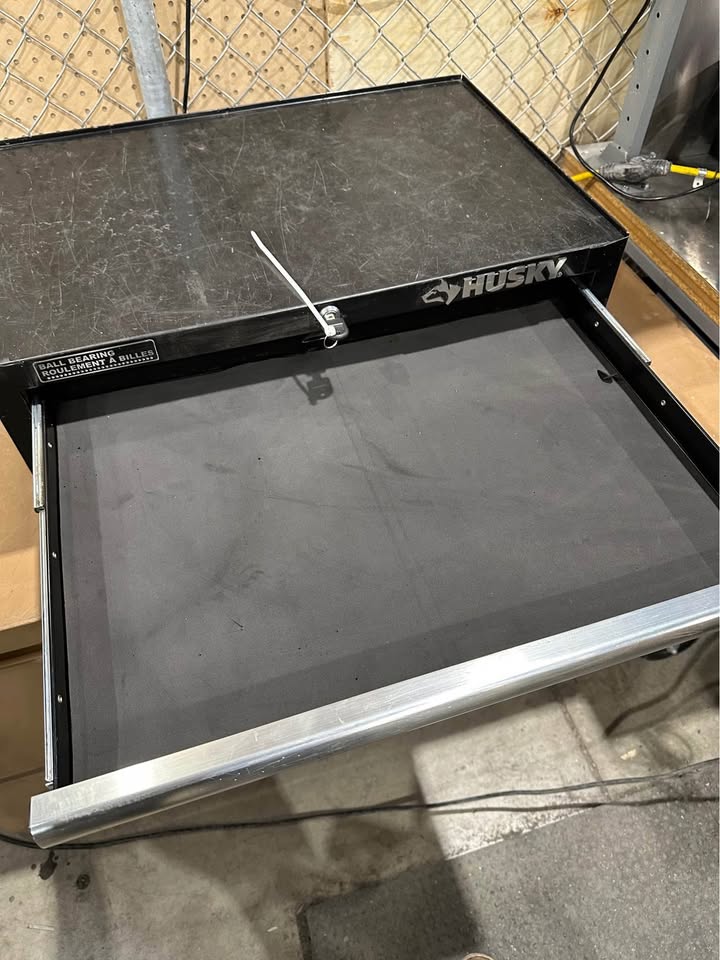 Husky 3 Drawer Tool Box Top