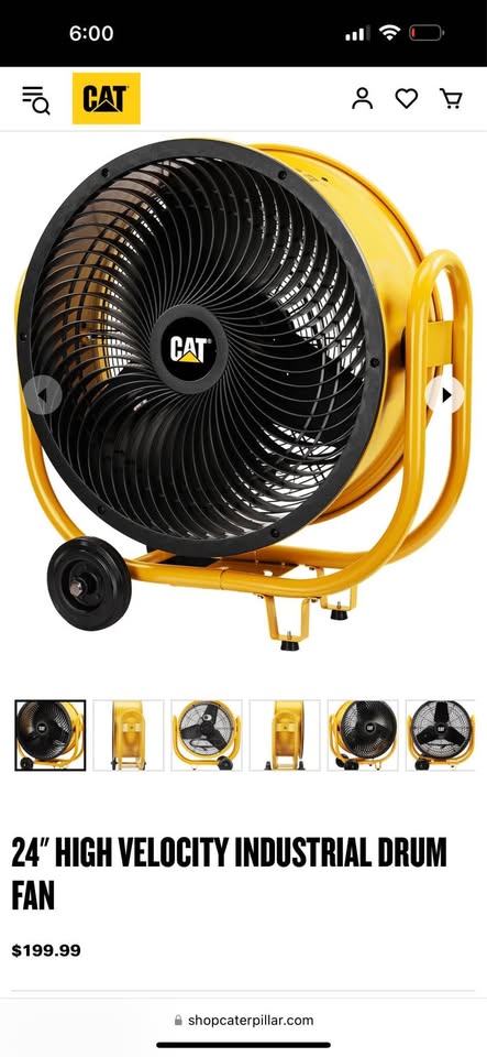CAT 24” High Velocity Industrial Drum Fan (HVD24AC)