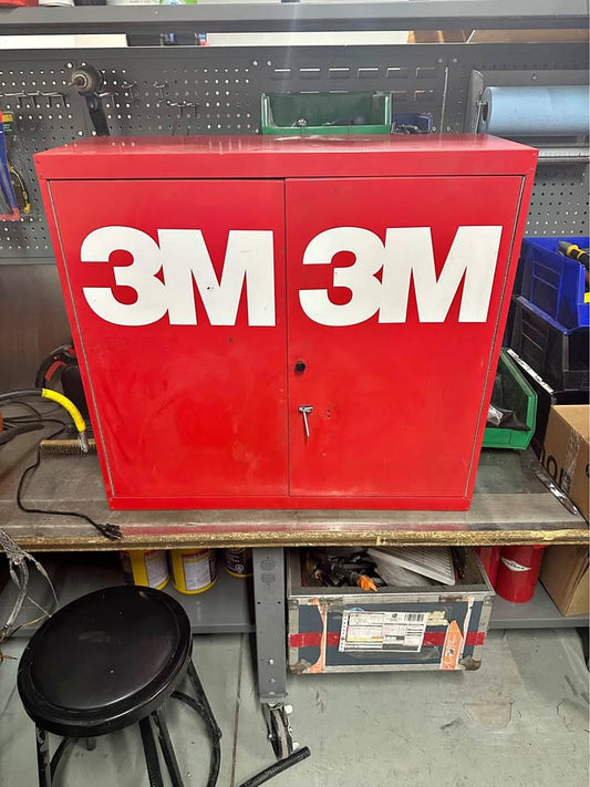 3M Wall Mounted Storage Cabinet 33” Abrasives Organizer