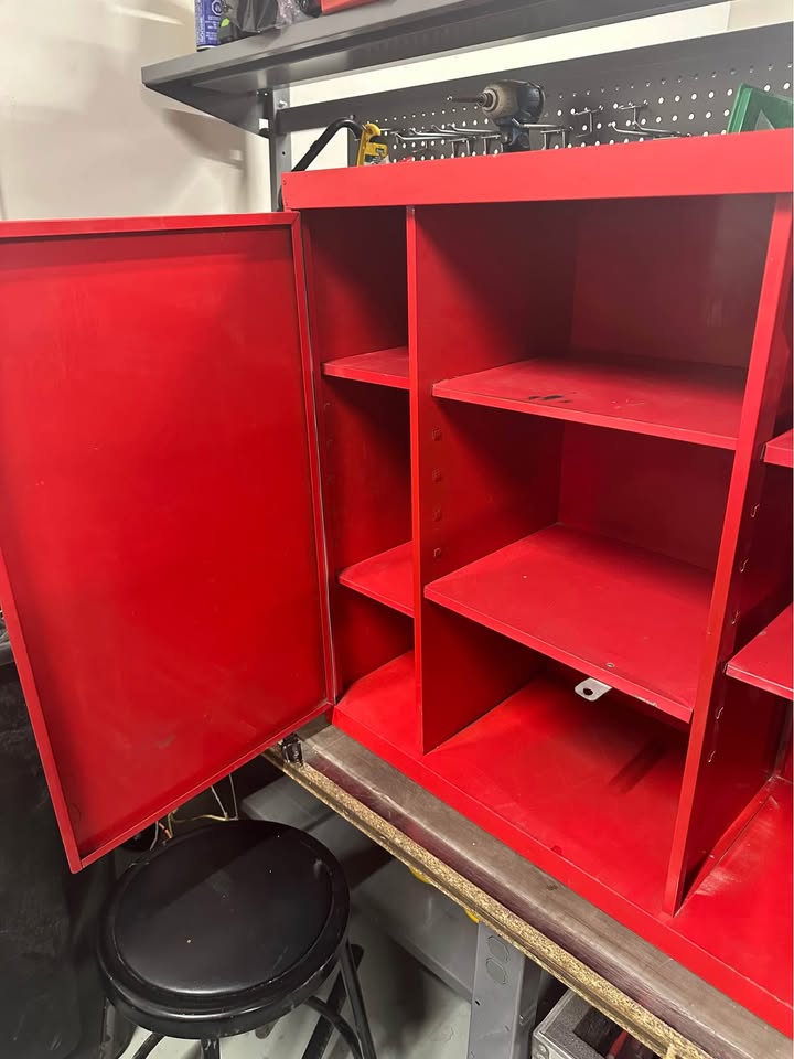 3M Wall Mounted Storage Cabinet 33” Abrasives Organizer