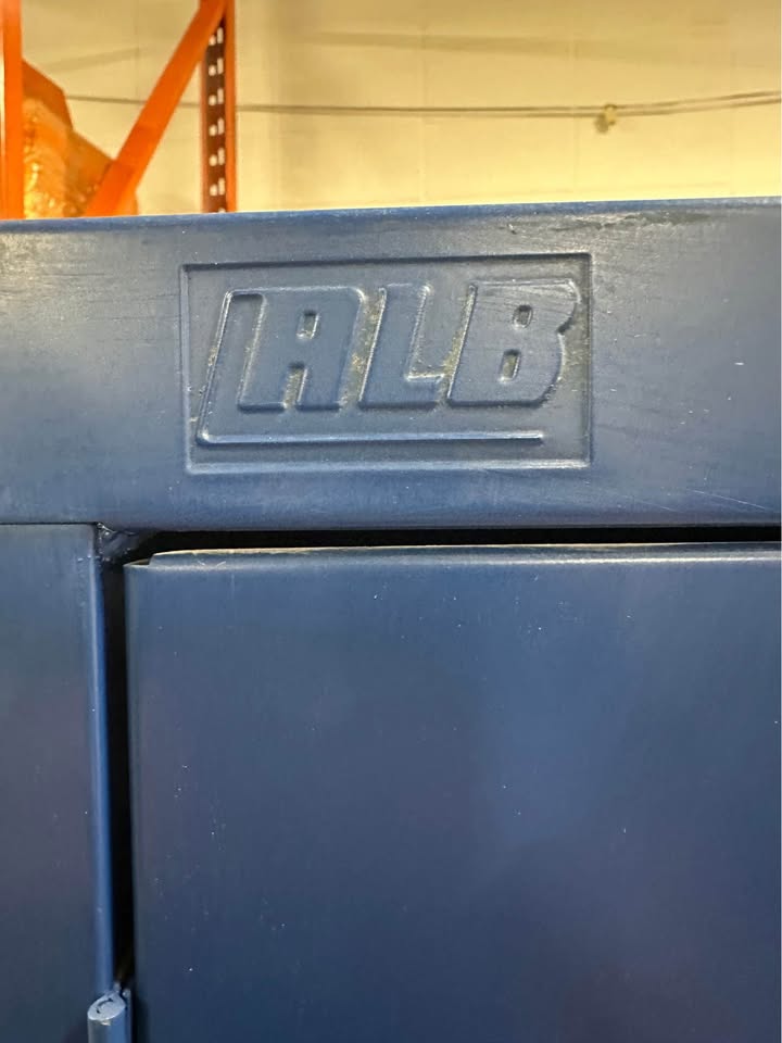 ALB Industries Heavy Duty Storage Cabinet, Welded with Recessed Handle