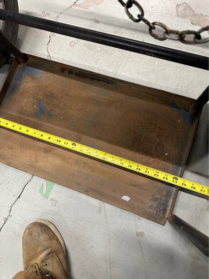 Large Black Oxy Acetylene Torch Cart for 2 Big Cylinders