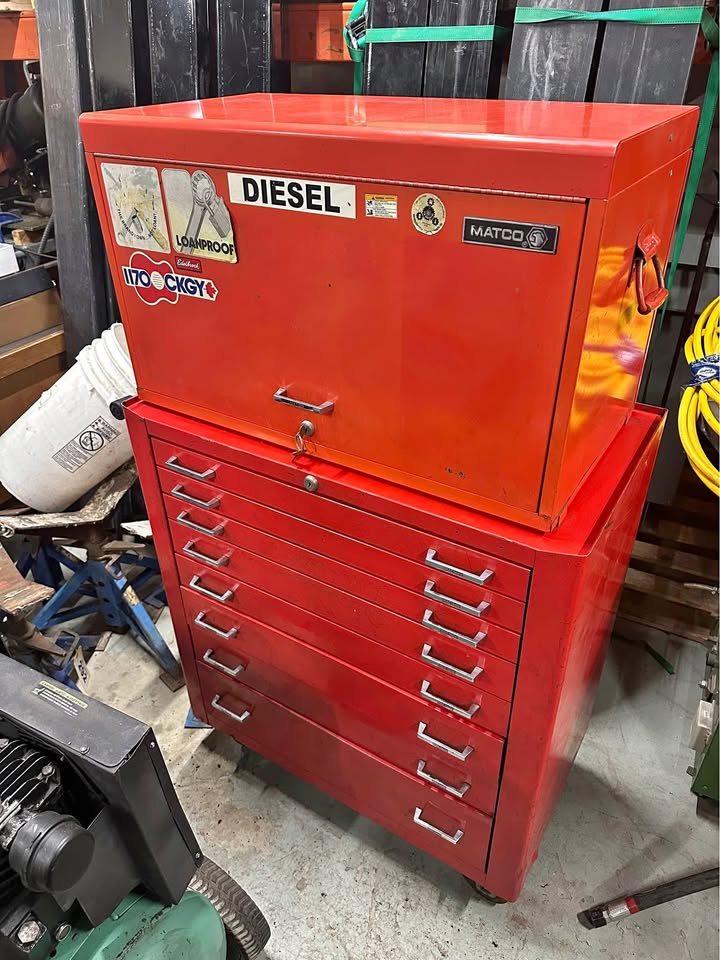 Matco Tools Upper & MAC Tools Lower Tool Box Set – Fully Lockable Storage