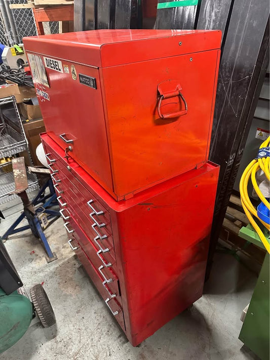 Matco Tools Upper & MAC Tools Lower Tool Box Set – Fully Lockable Storage