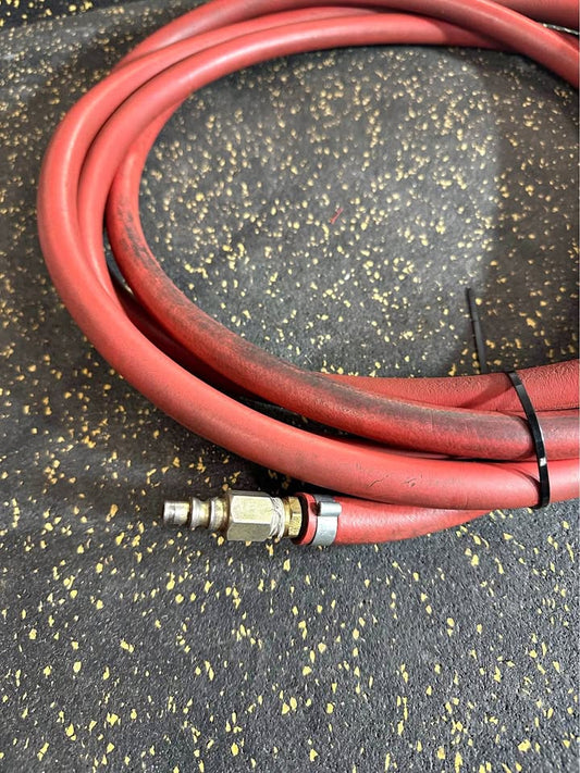 20 Ft Rubber 3/4” Hybrid Air Hose with Male & Female Ends