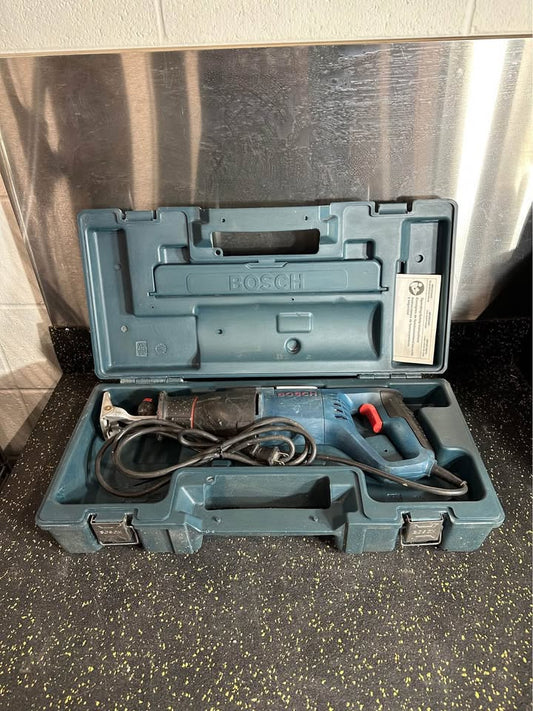 Bosch Corded Sawzall with Case & Milwaukee Wrecker Blade