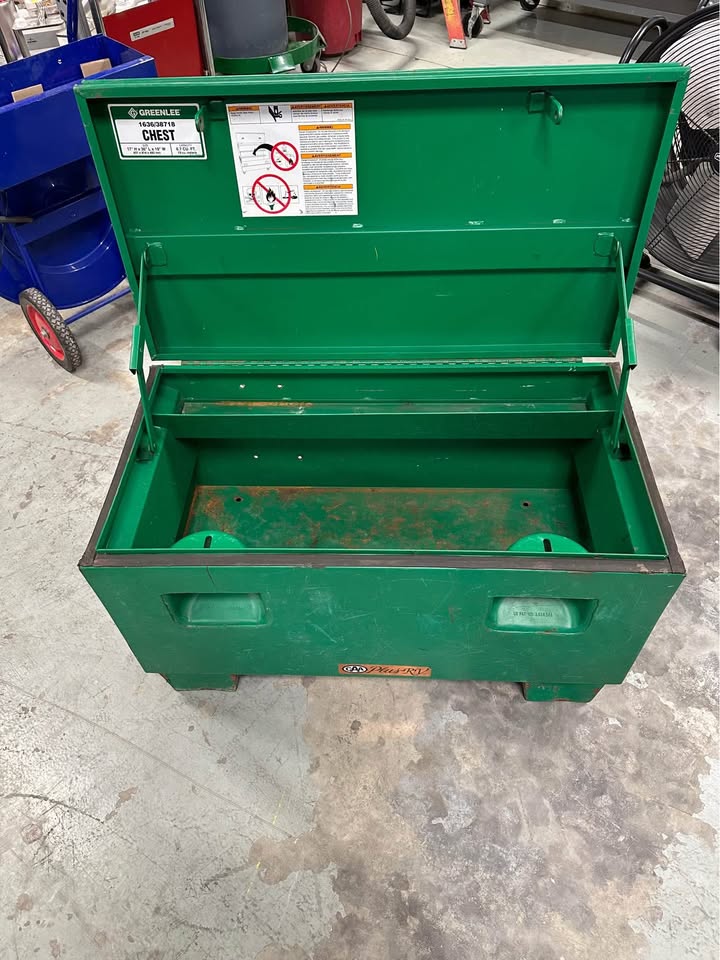 Greenlee 1636 Tool Storage Chest - Fully Lockable
