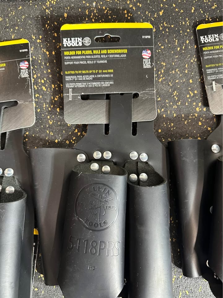 Klein Tools Leather Tool Holder for Pliers, Rule, and Screwdriver
