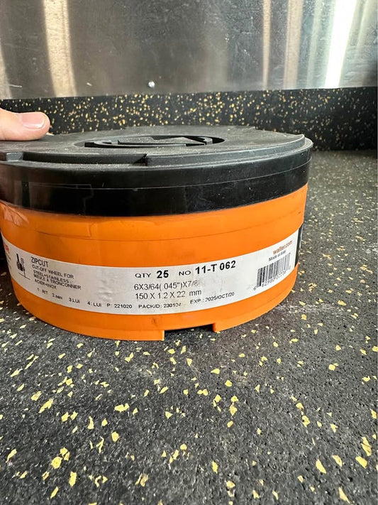 Walter Zip Cut Cut Off Wheels (11-T062) 0.045”
