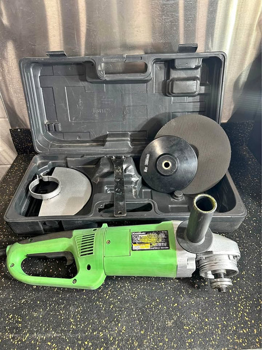 Kawasaki 7” (Max 9”) 15 Amp Corded Angle Grinder