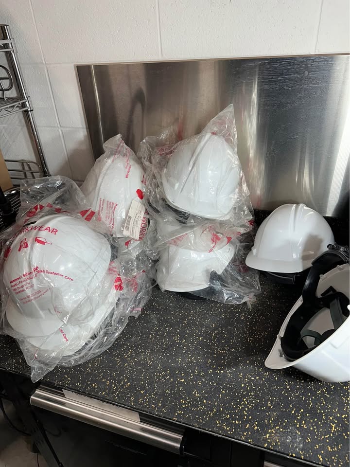 Honeywell White Hard Hat - Durable Safety Gear for Tradespeople