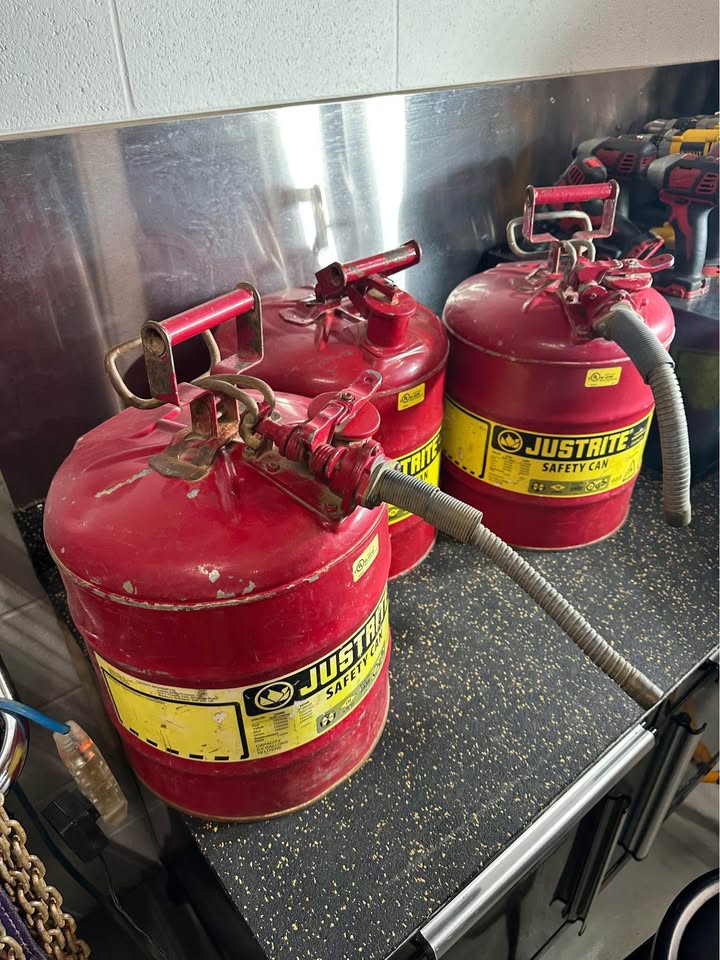 JustRite Fuel/Gas Safety Can 19L
