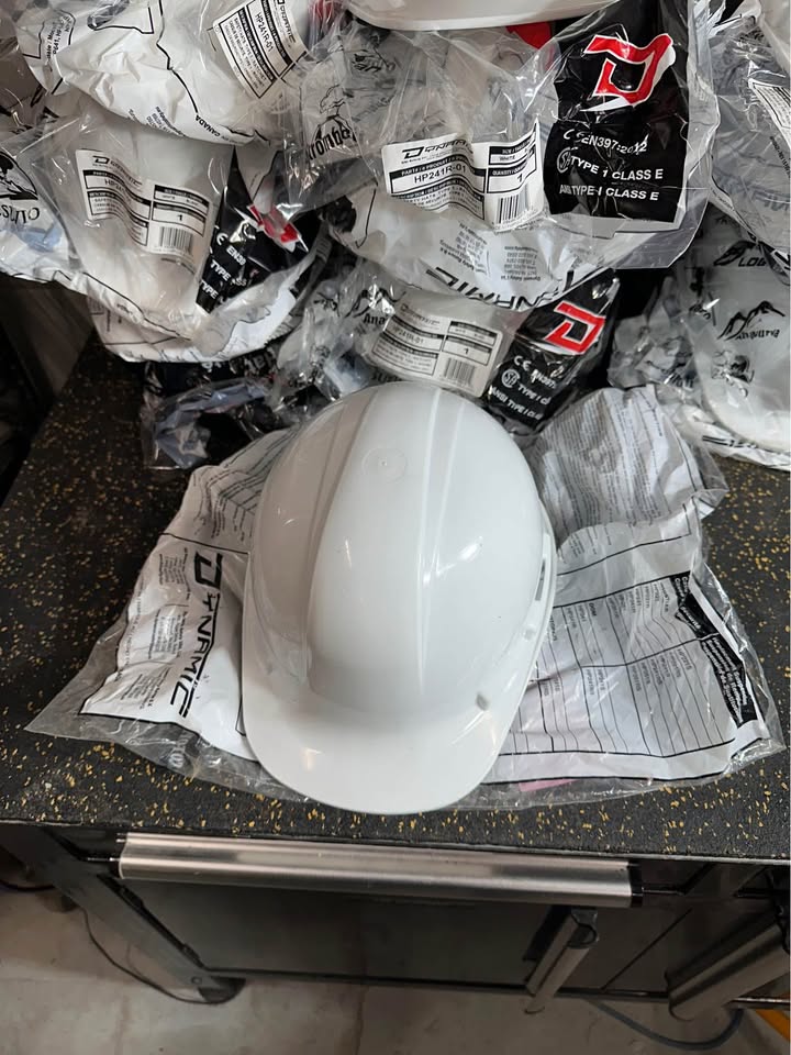 Dynamic HP241R White Hard Hat
