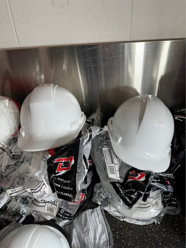 Dynamic HP241R White Hard Hat