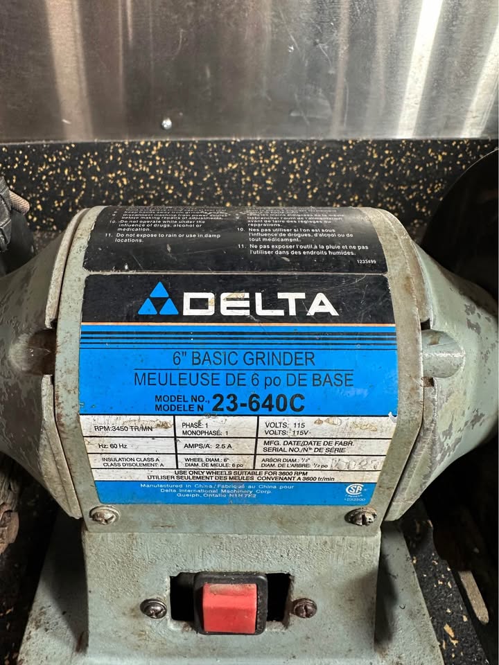 Delta 6” Bench Grinder