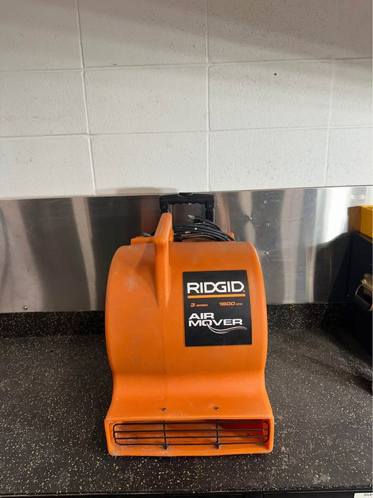 RIDGID Air Mover 1600 CFM Portable Floor Dryer & Blower Fan with Wheels
