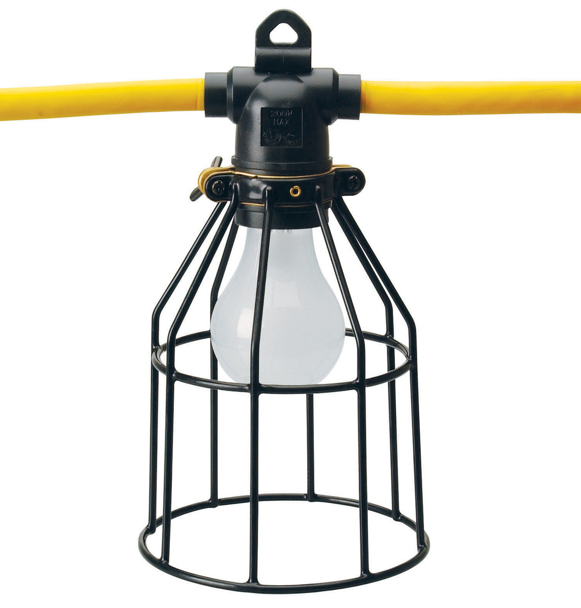 50 Ft LED Work Construction Lighting with Premium Metal Baskets