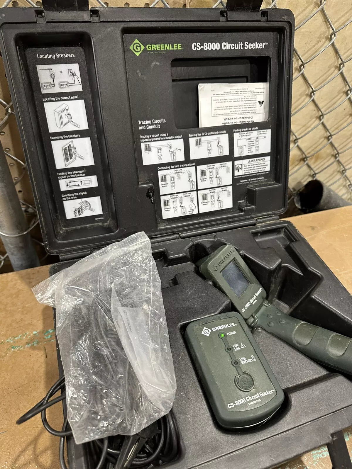 Greenlee CS-8000 Circuit Seeker Tracer Finder with Case