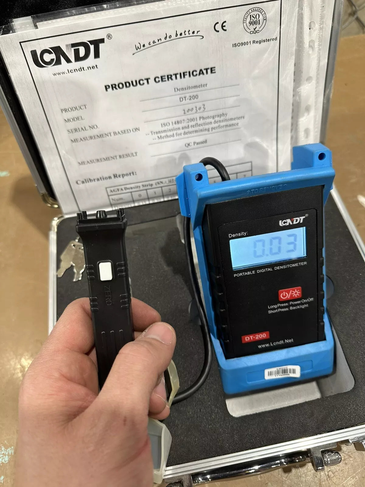 LCNDT DT-200 Separate Probe Portable Densitometer