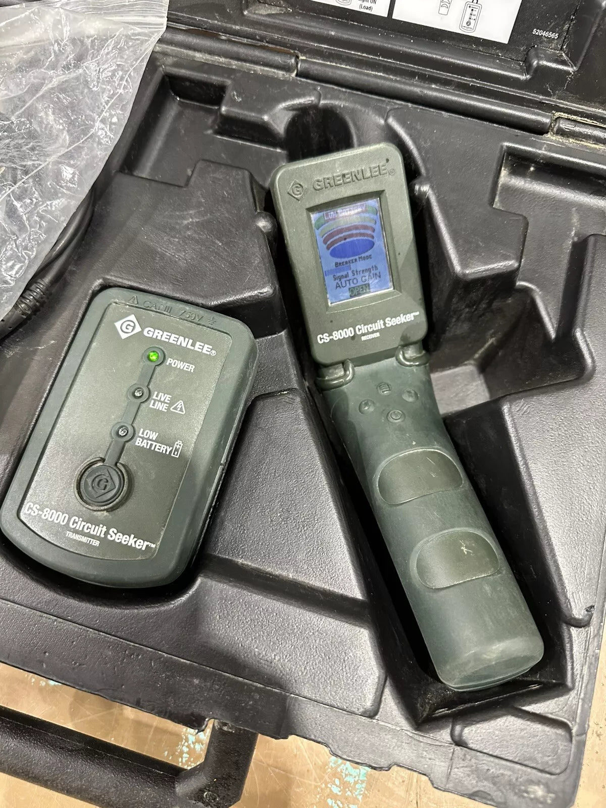 Greenlee CS-8000 Circuit Seeker Tracer Finder with Case