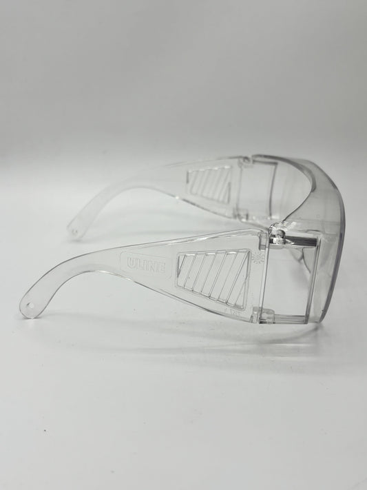 Uline Clear Over-the-Glass Safety Glasses ANSI Z87.1