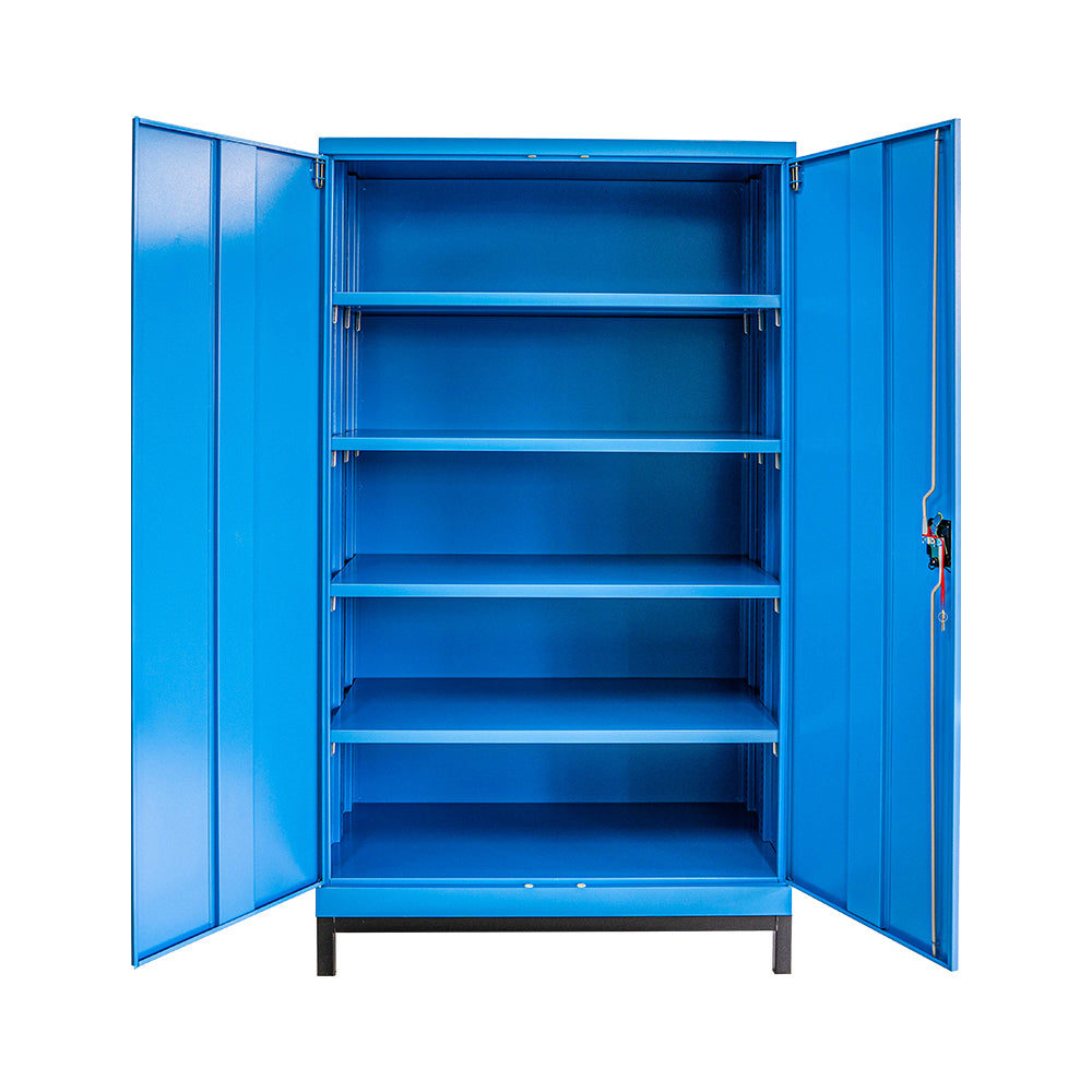 ALB Industries Heavy Duty Storage Cabinet, Welded with Recessed Handle