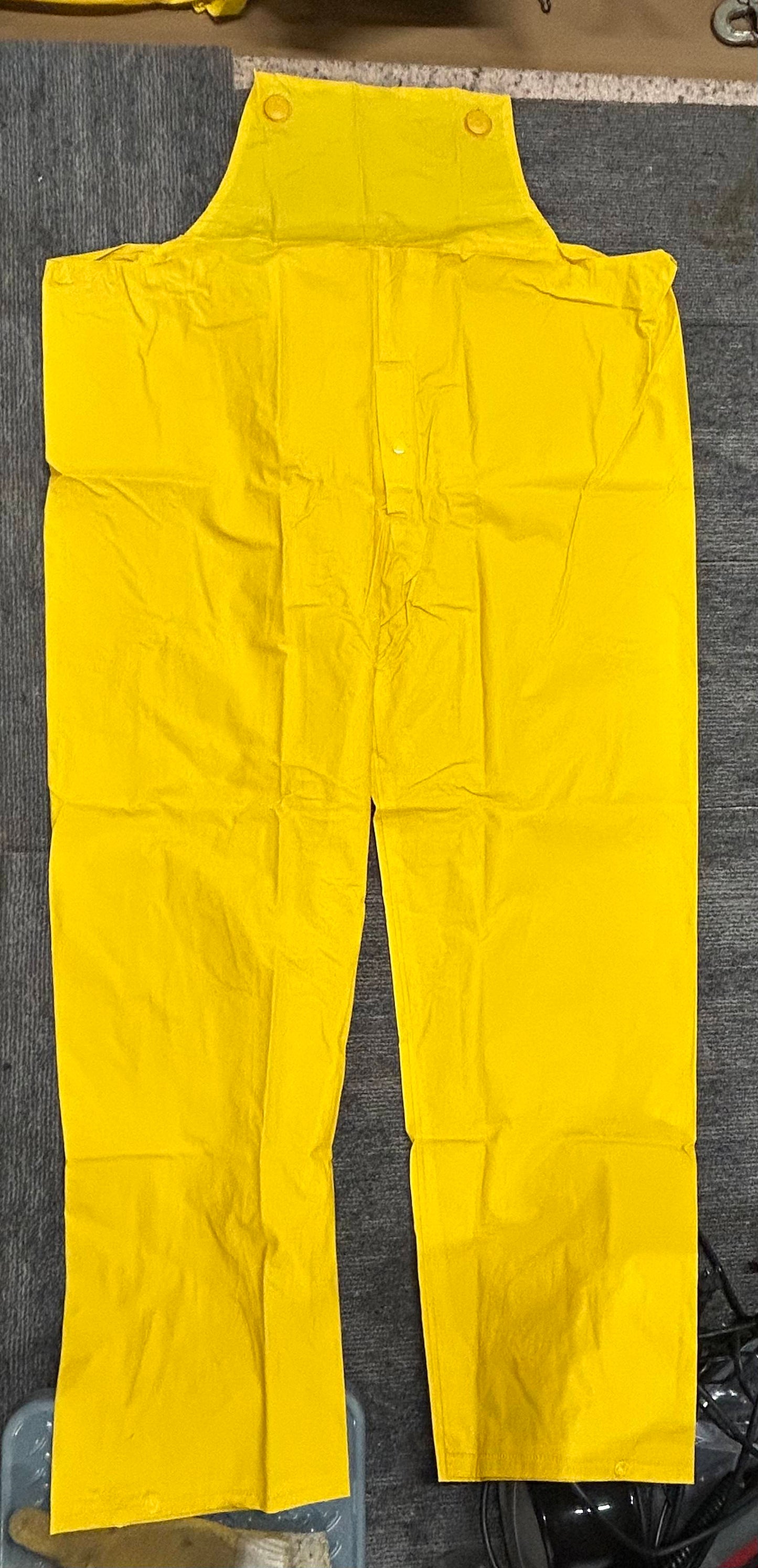 Fire-Resistant Rain Suits (4XL) – comes with jacket, hood, & pants