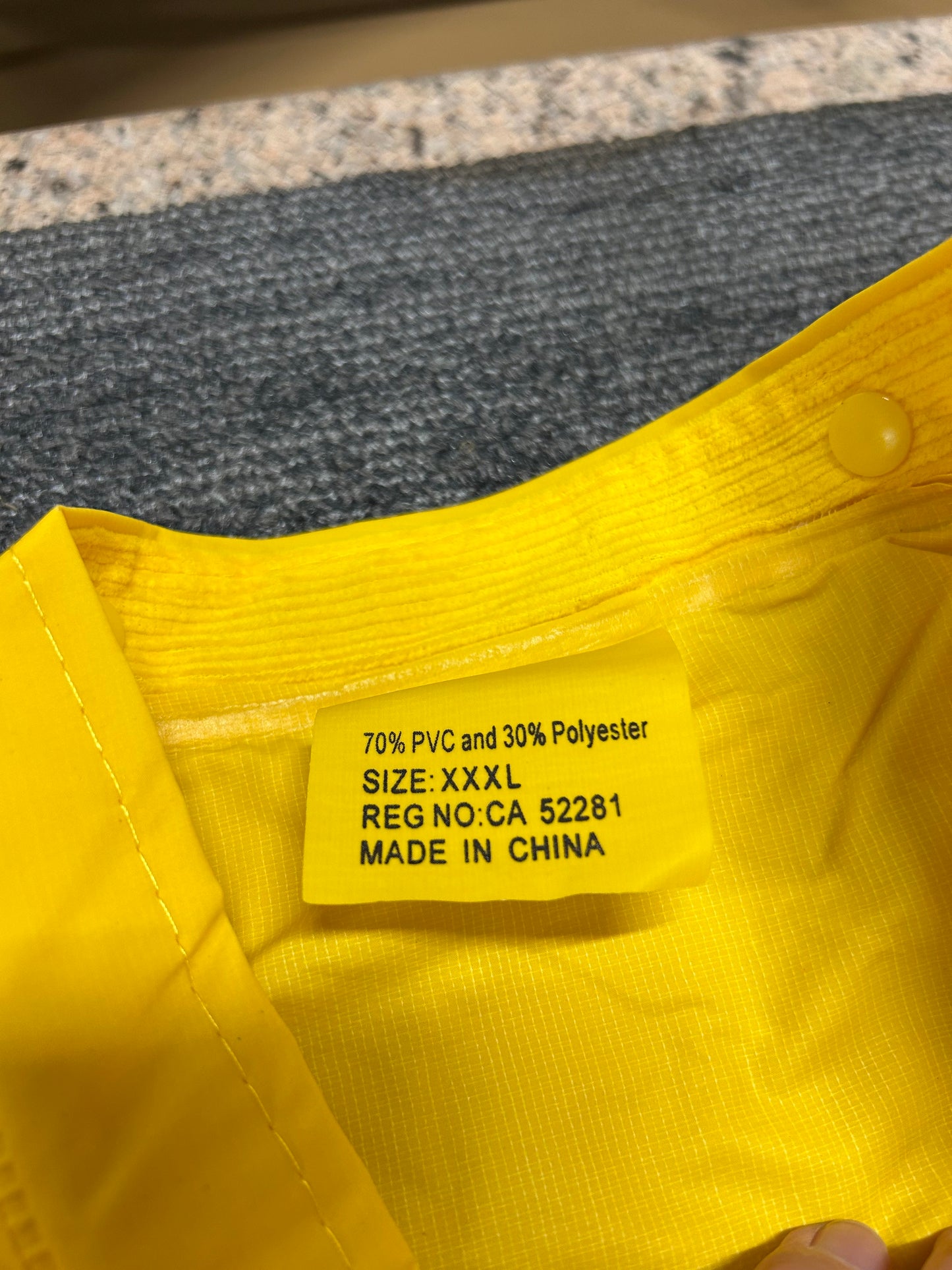 Fire-Resistant Rain Suits (3XL) – comes with jacket, hood, & pants