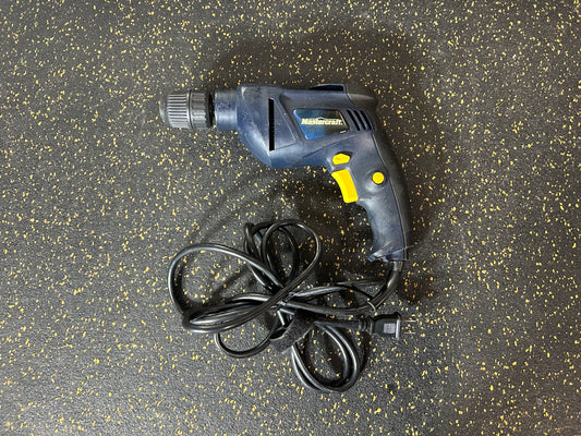 Mastercraft 4-Amp 3/8” Corded Driver Drill with Keyless Chuck – Model 054-2897-6