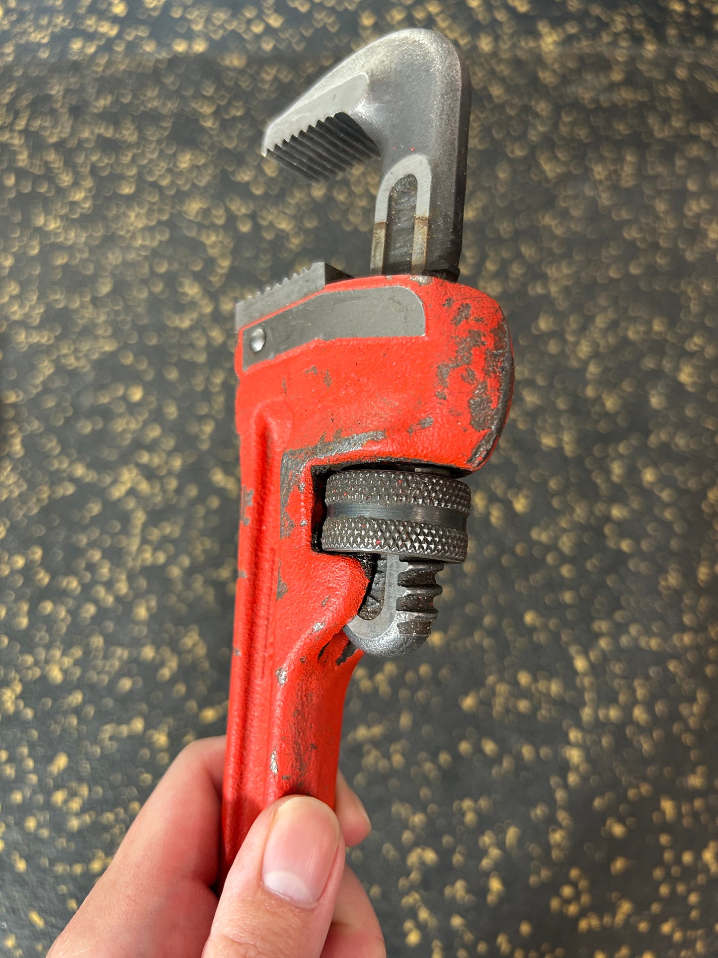 RIDGID 10” Heavy-Duty Steel Straight Pipe Wrench