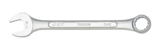 JET 11/16” SAE Raised Panel Combination Wrench (Model 700508, Chrome Vanadium)