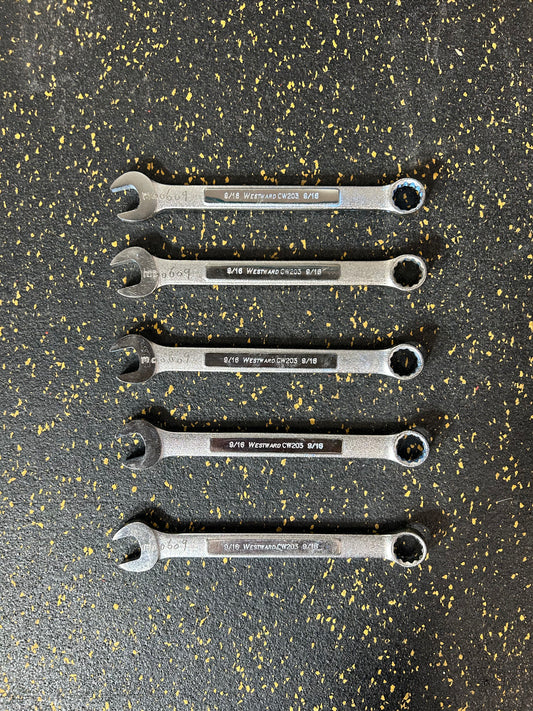Westward 9/16” SAE Combination Wrench (CW203, Chrome Vanadium)
