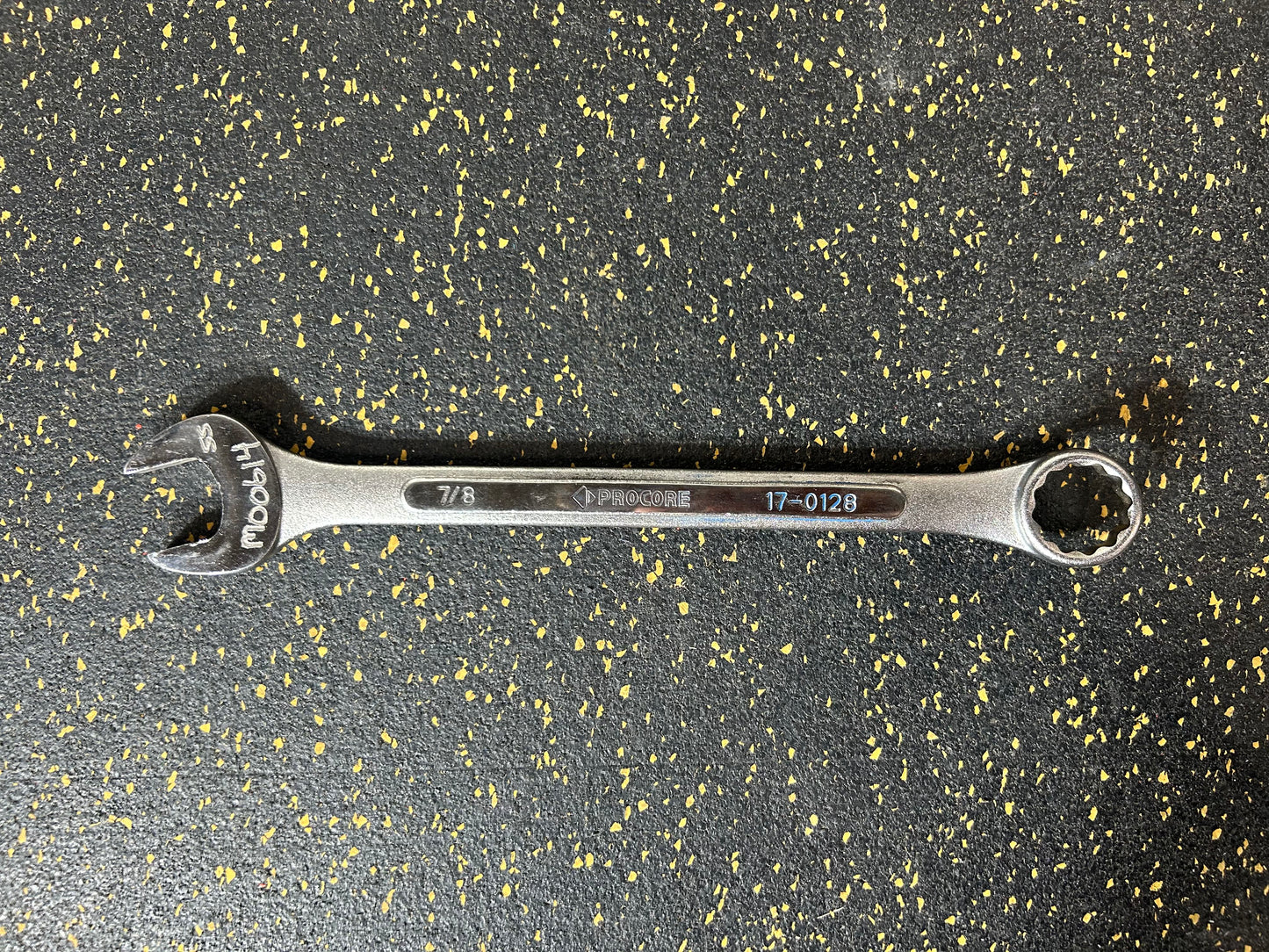 Procore 7/8” SAE Combination Wrench (Model 17-0128, Chrome Vanadium)