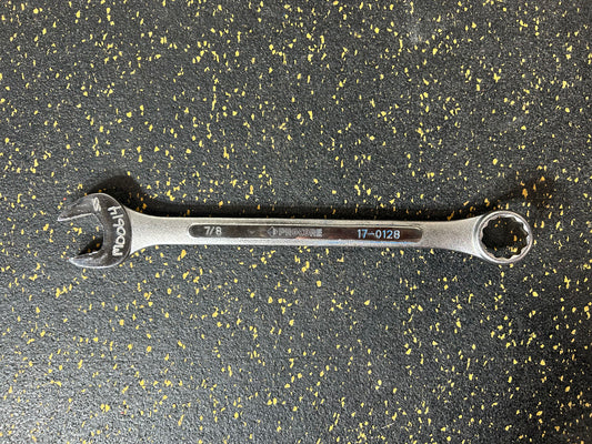 Procore 7/8” SAE Combination Wrench (Model 17-0128, Chrome Vanadium)