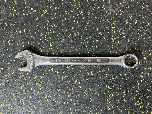 Westward 3/4” Combination Wrench (CR24, Drop Forged Steel)