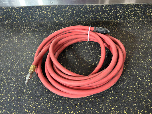 20-Foot 3/8” Diameter Air Hose with 1 Male Fitting ONLY