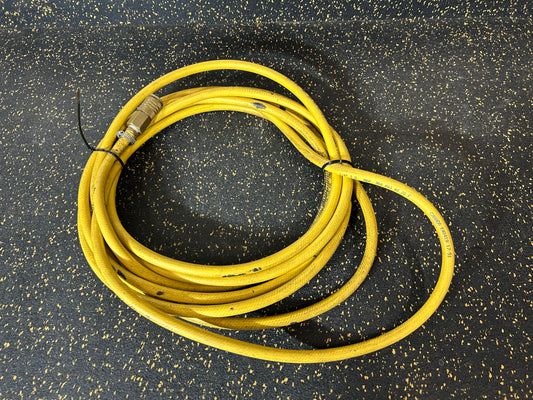 25-Foot 1/4” Diameter Air Hose with Male/Female Fittings (300 PSI Working Pressure)
