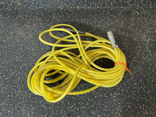 40-Foot Green Line 1/4” Diameter Air Hose with Male/Female Fittings (200 PSI Working Pressure)