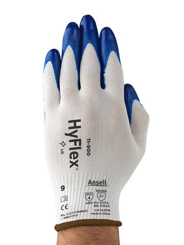 Ansell HyFlex 11-900 Gloves (Abrasion Resistant, Size 7/Small) - 45 PAIRS AVAILABLE, BRAND NEW