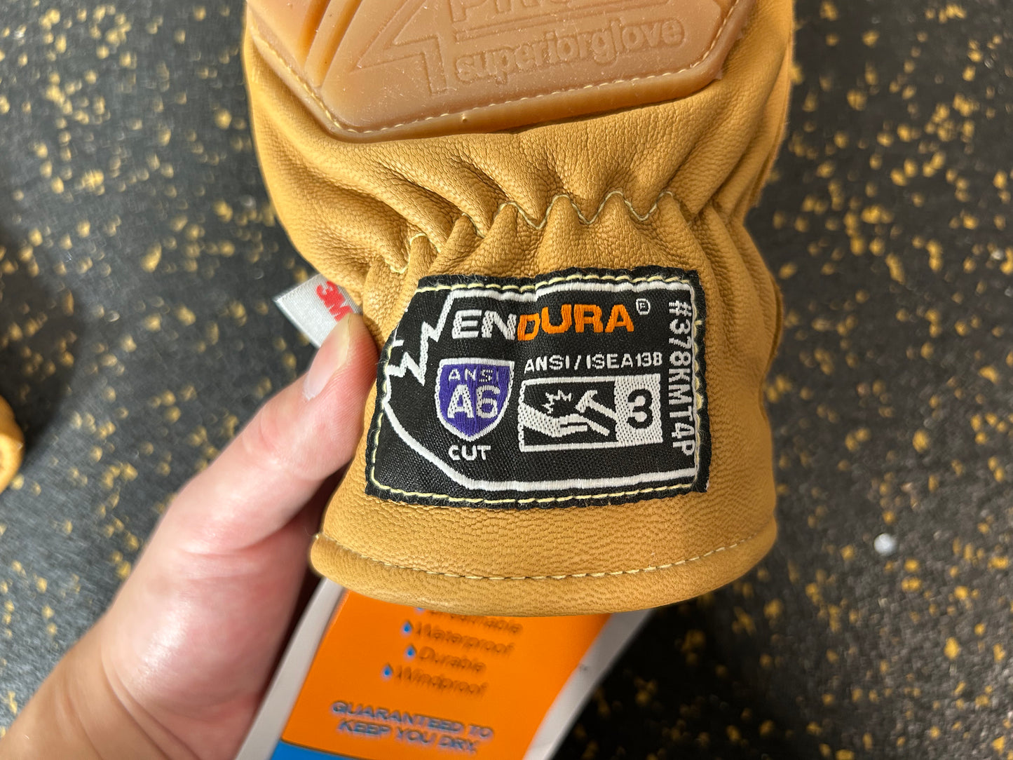 PRO Superior Glove Endura 378KMT4P Work Gloves for Winter (Impact & Cut Resistant, Waterproof, Size Large) – BRAND NEW