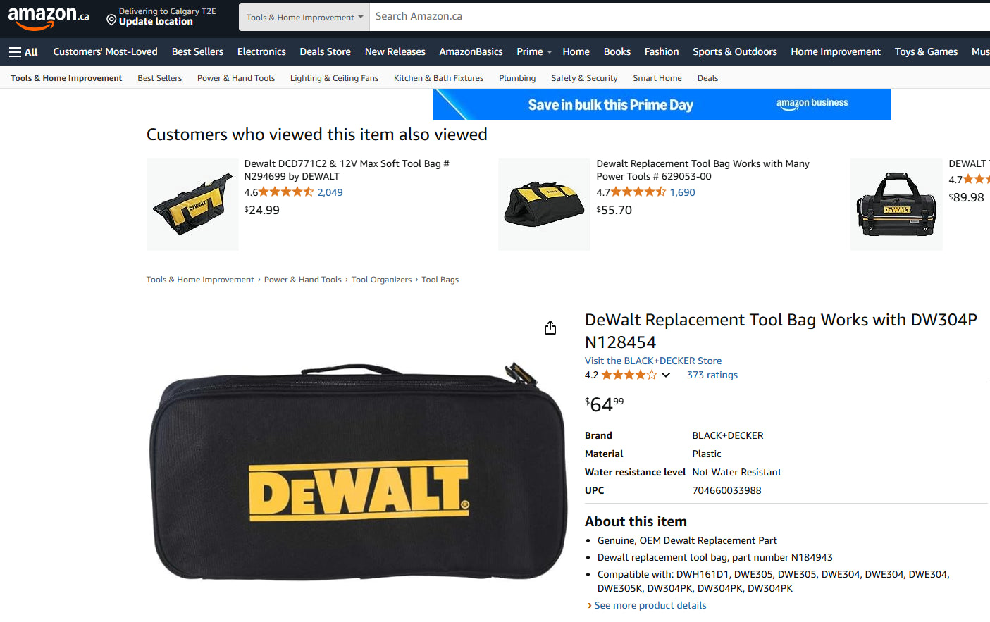 DEWALT Tool Case – compatible with reciprocating saws (sawzalls)