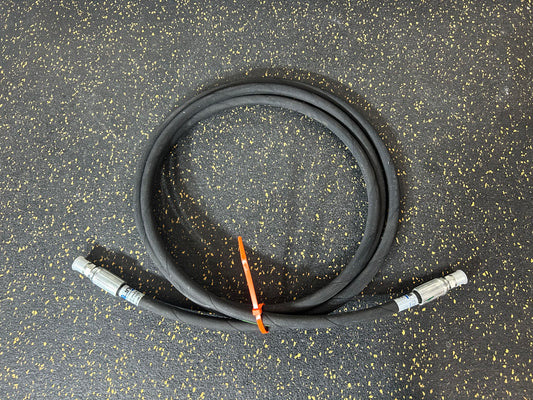 10-Foot 1/4” Diameter Hydraulic Hose (6500 PSI Working Pressure, Flame Resistant) – BRAND NEW, needs fittings