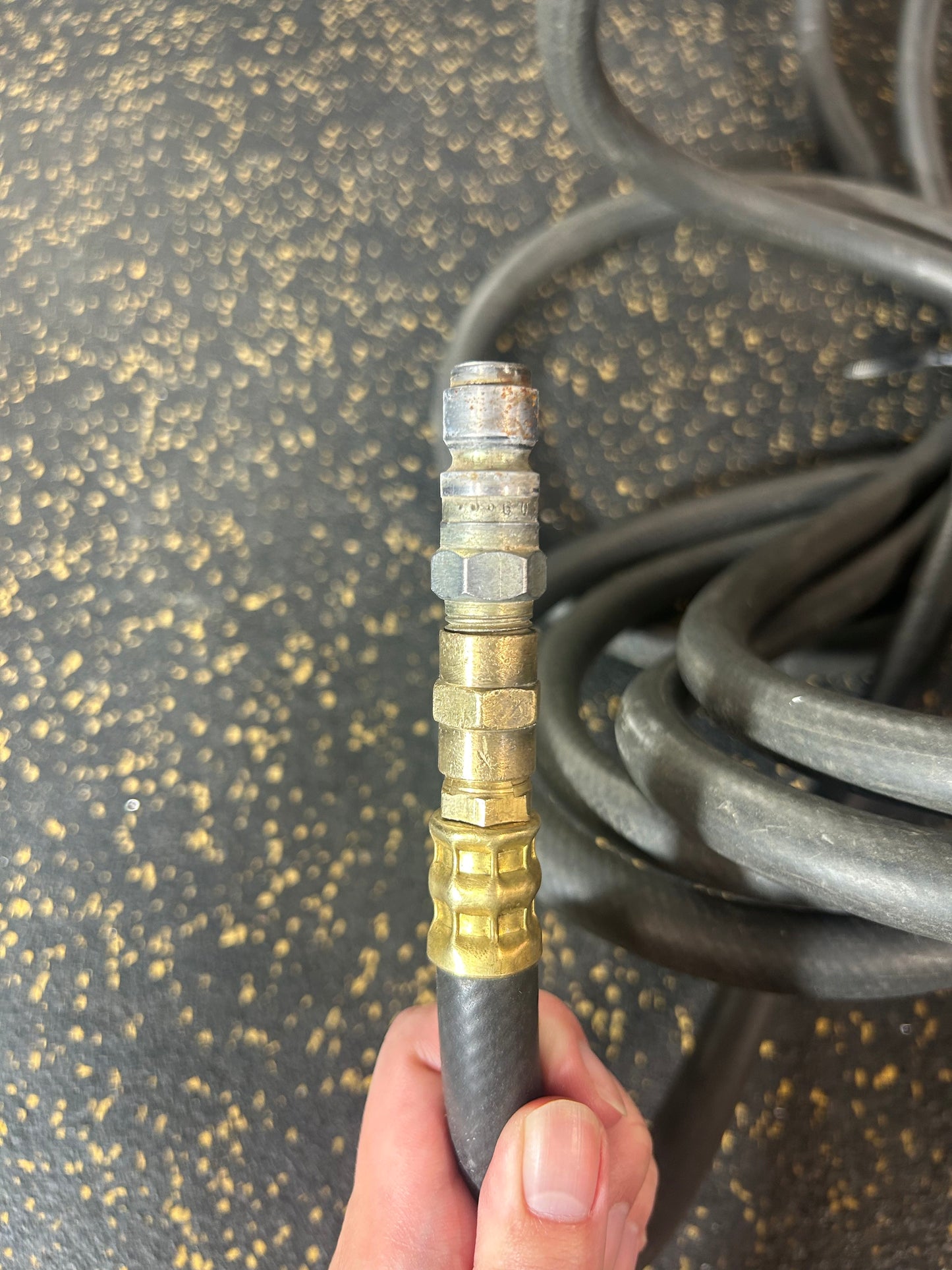20-Foot 5/16” Diameter Air Hose with Male/Female Fittings (300 PSI Working Pressure)