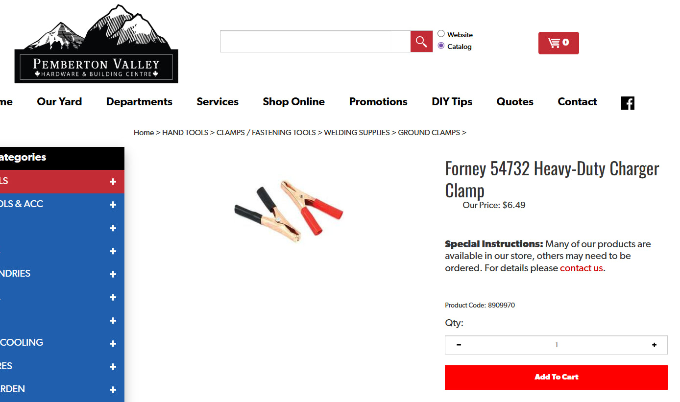 Forney Heavy-Duty 200-Amp Battery Charger Clamps (Copper-Plated) – GOOD QUALITY, BRAND NEW