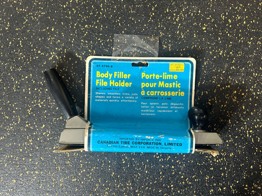 Body Filler File Holder (comes with file) – BRAND NEW