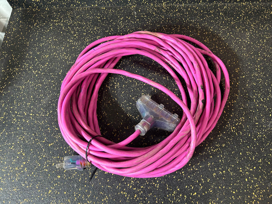50-Foot Triple Outlet Outdoor Extension Cord (3-Prong, 12 AWG, Water-Resistant)