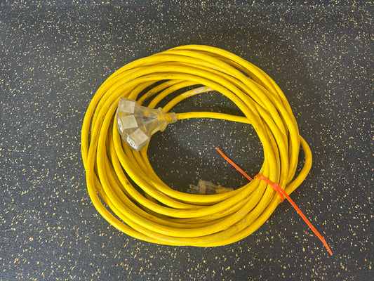 50-Foot Triple Outlet Outdoor Extension Cord (3-Prong, 12 AWG)
