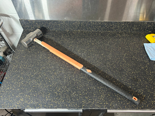 Garant 10 lb Double-Faced Sledgehammer with High-Visibility Fibreglass Handle – 35” Total Length